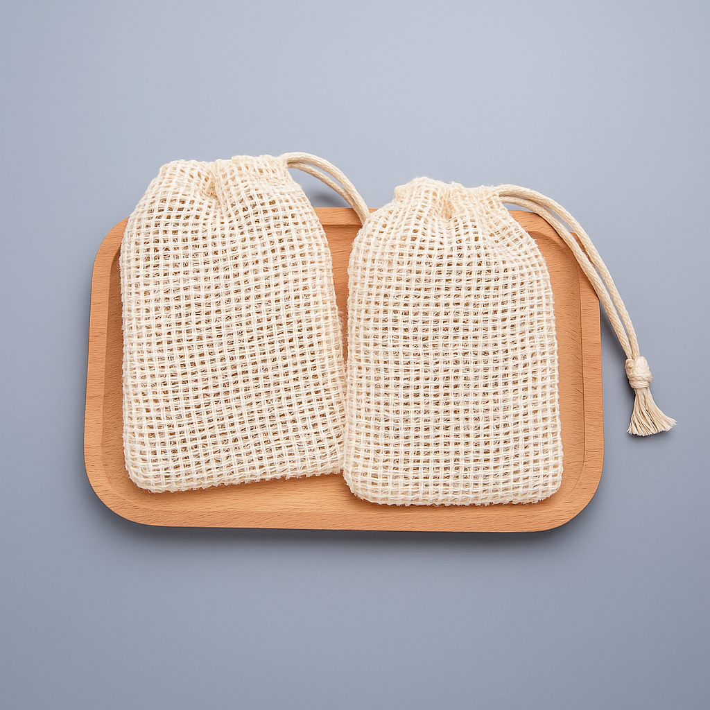 Combat Soap β Natural Scrub Pouch (Jute Bag)