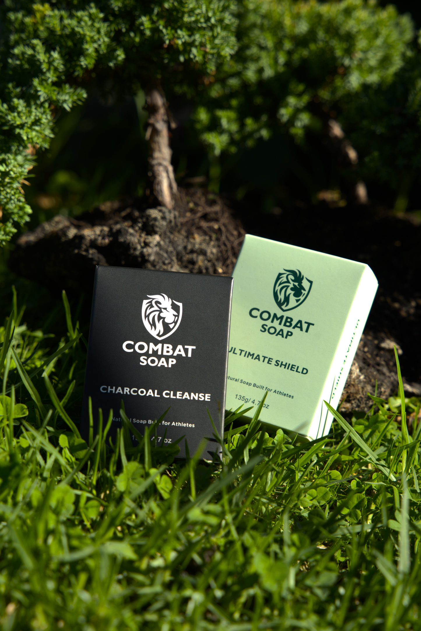 Combat Soap – 100-Bar Gym Pack (50 Charcoal Cleanse + 50 Ultimate Shield, 135g)