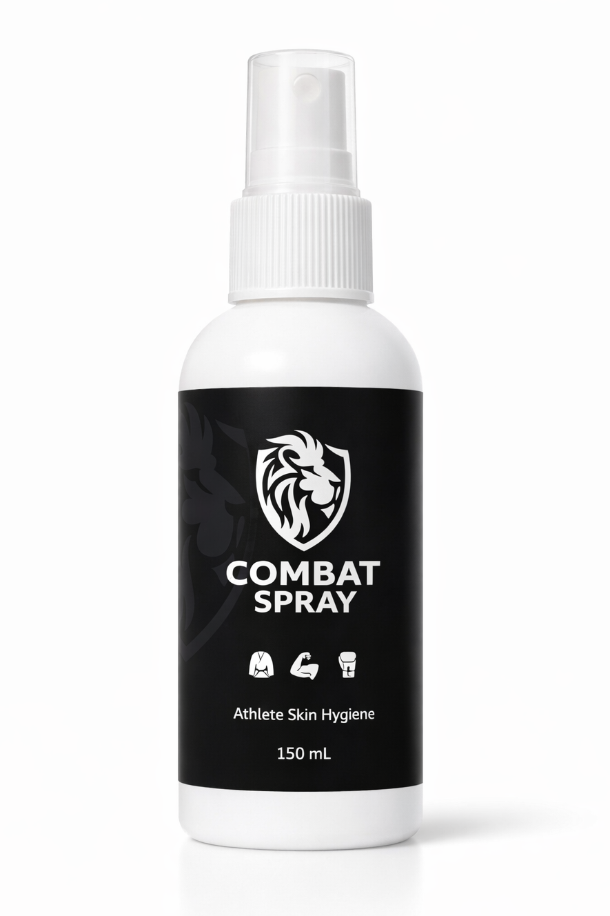 Combat Spray hypochlorous acid athlete hygiene spray 300ppm for BJJ wrestling MMA and gym training