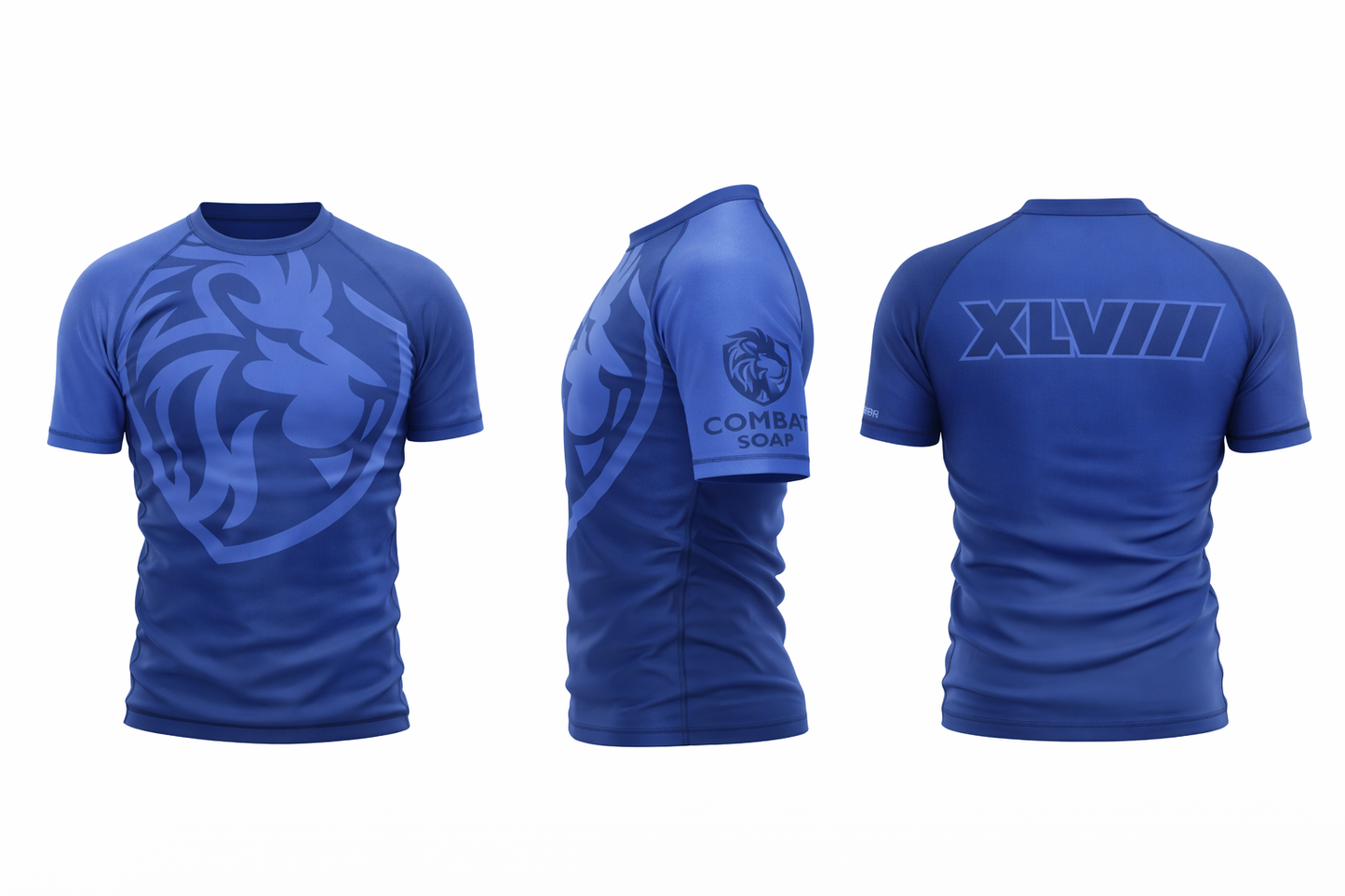 Combat Soap x FortyEight – Blue Belt Rash Guard (Limited Edition)