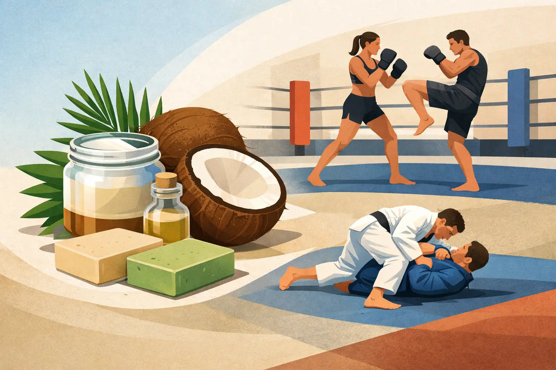 Coconut Oil in Soap for Combat Sports Skin