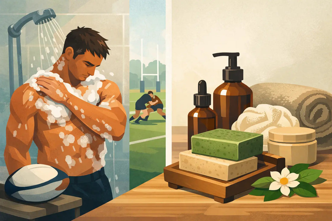 Natural Soap for Rugby Players: What Matters