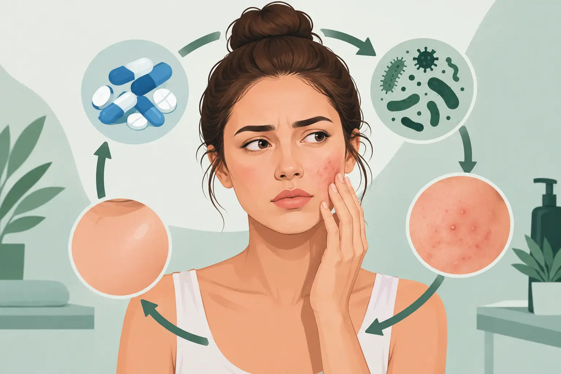 Why the antibiotic cycle is ruining skin health