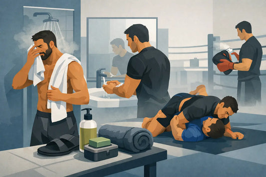 Gym Hygiene Routine Example for Combat Athletes