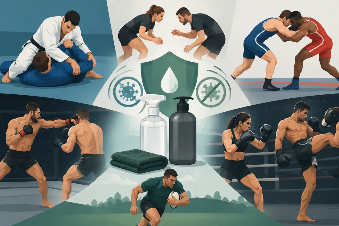 HOCl Versus Alcohol for Combat Sport Hygiene