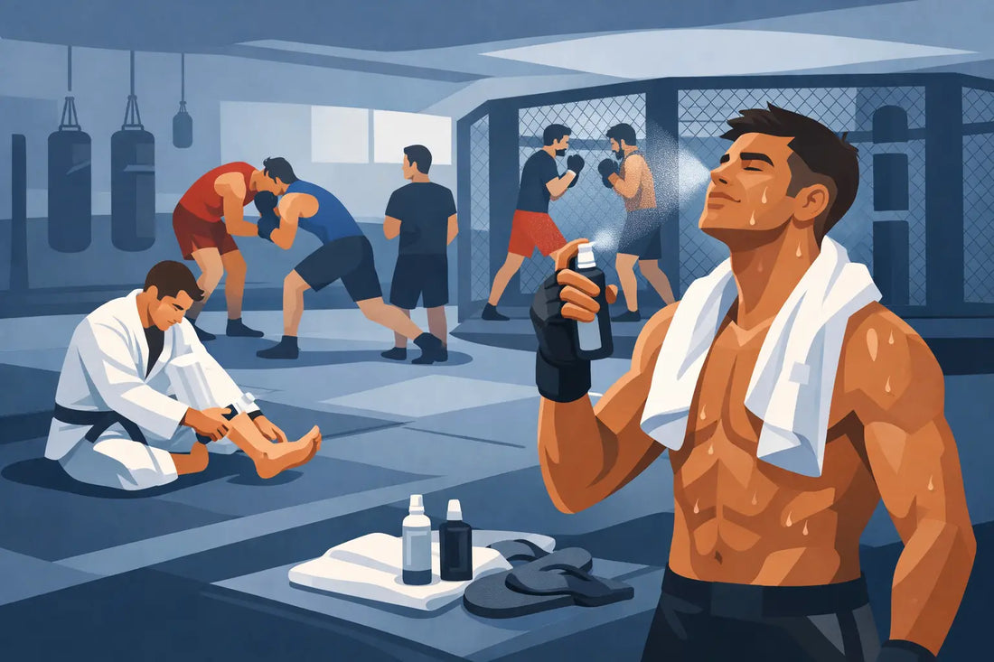 Post Training Skin Spray Guide for Combat Athletes