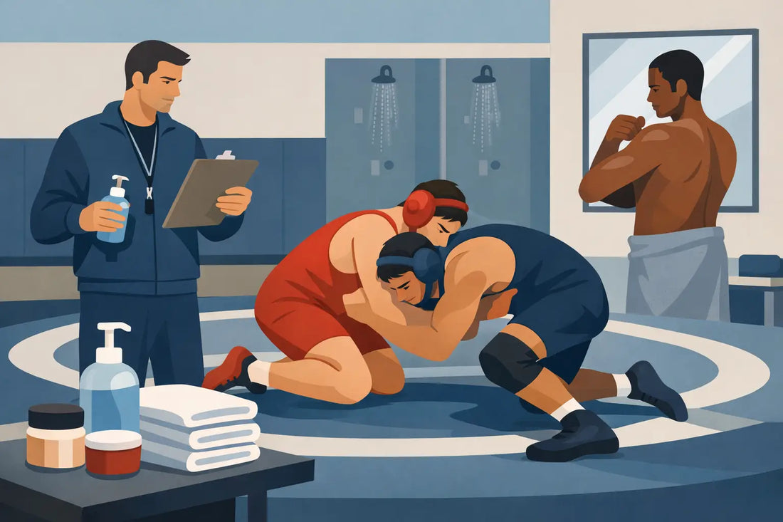 Wrestling Team Skin Protocol Example for Coaches