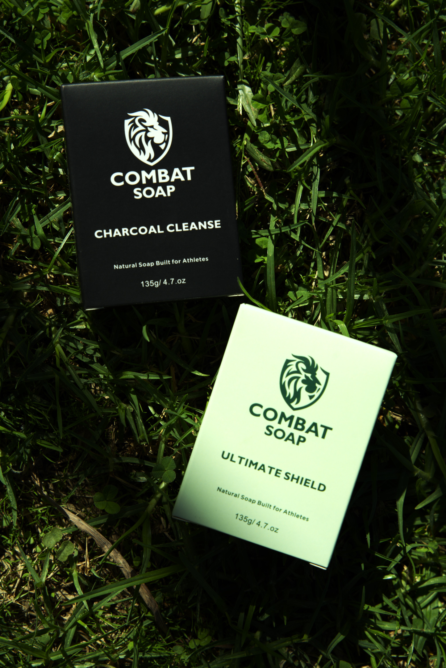 Combat Soap – 100-Bar Gym Pack (50 Charcoal Cleanse + 50 Ultimate Shield, 135g)