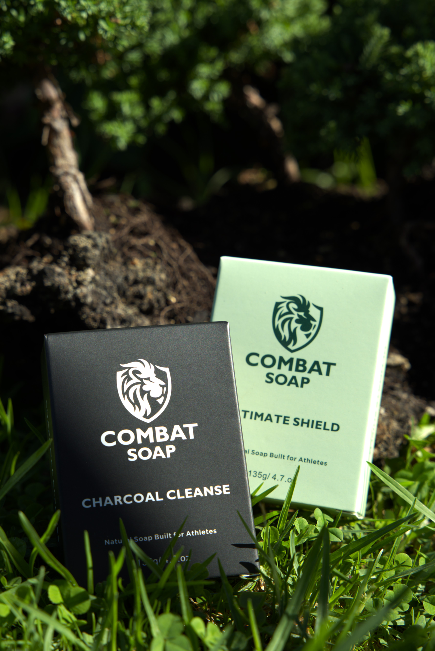 Combat Soap – 100-Bar Gym Pack (50 Charcoal Cleanse + 50 Ultimate Shield, 135g)