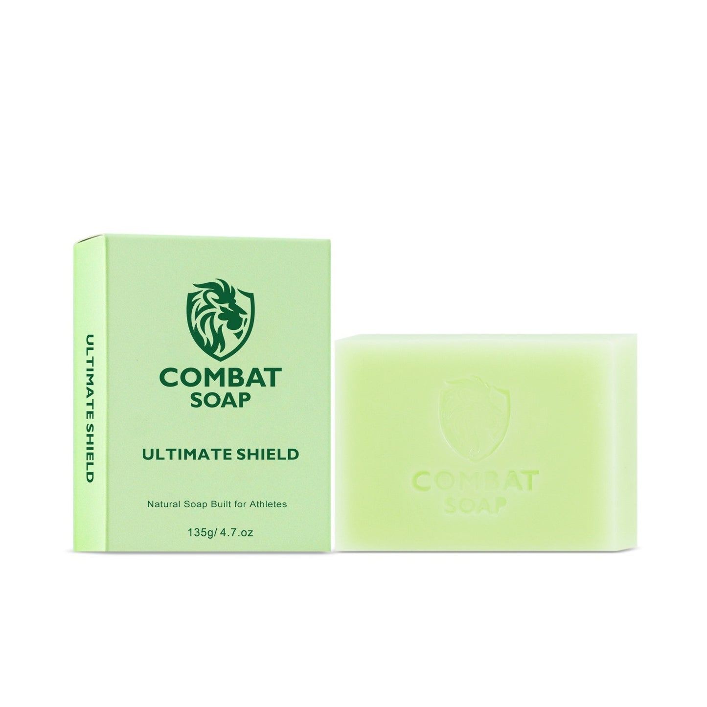 Combat Soap – 100-Bar Gym Pack (50 Charcoal Cleanse + 50 Ultimate Shield, 135g)