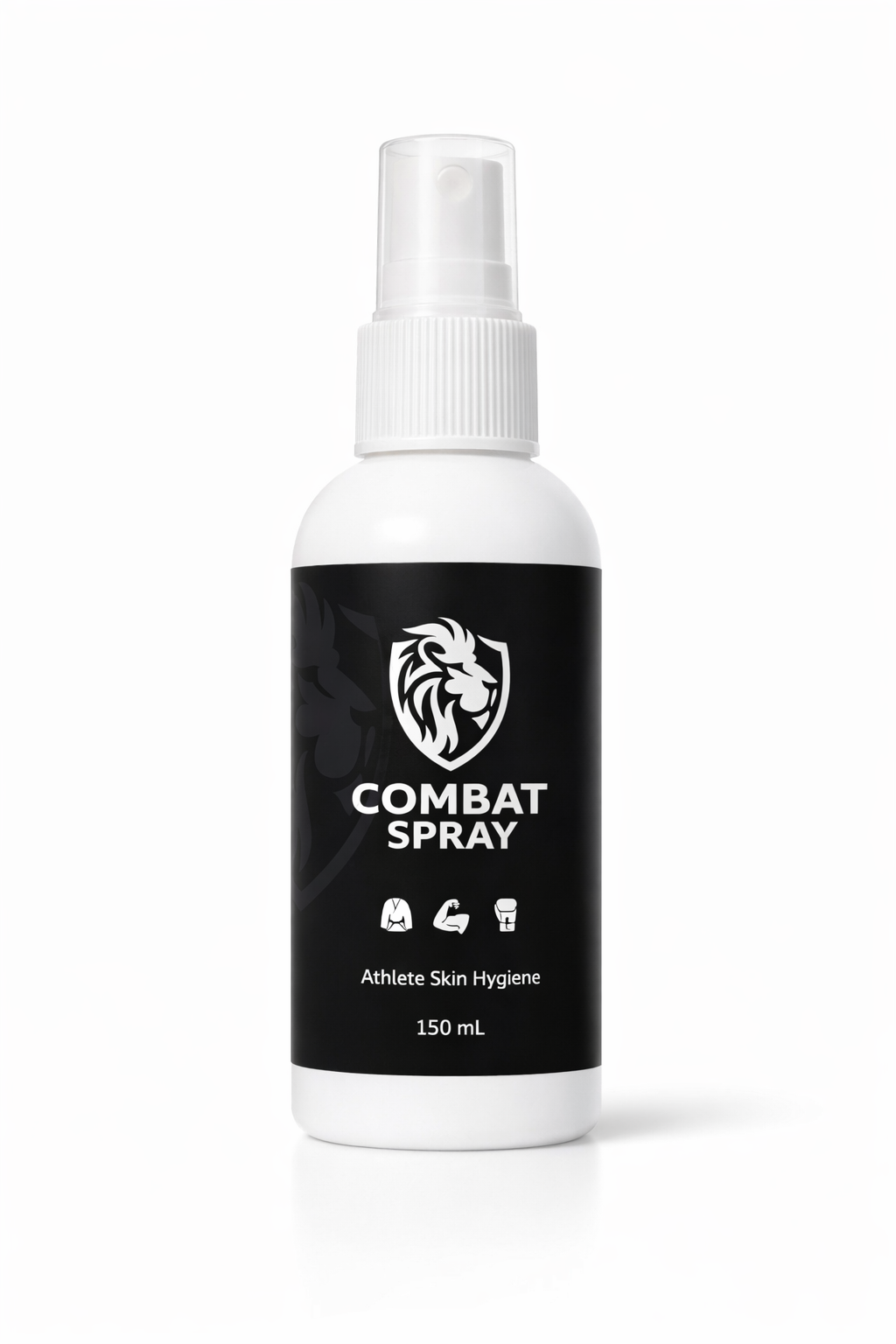 Combat Spray hypochlorous acid athlete hygiene spray 300ppm for BJJ wrestling MMA and gym training